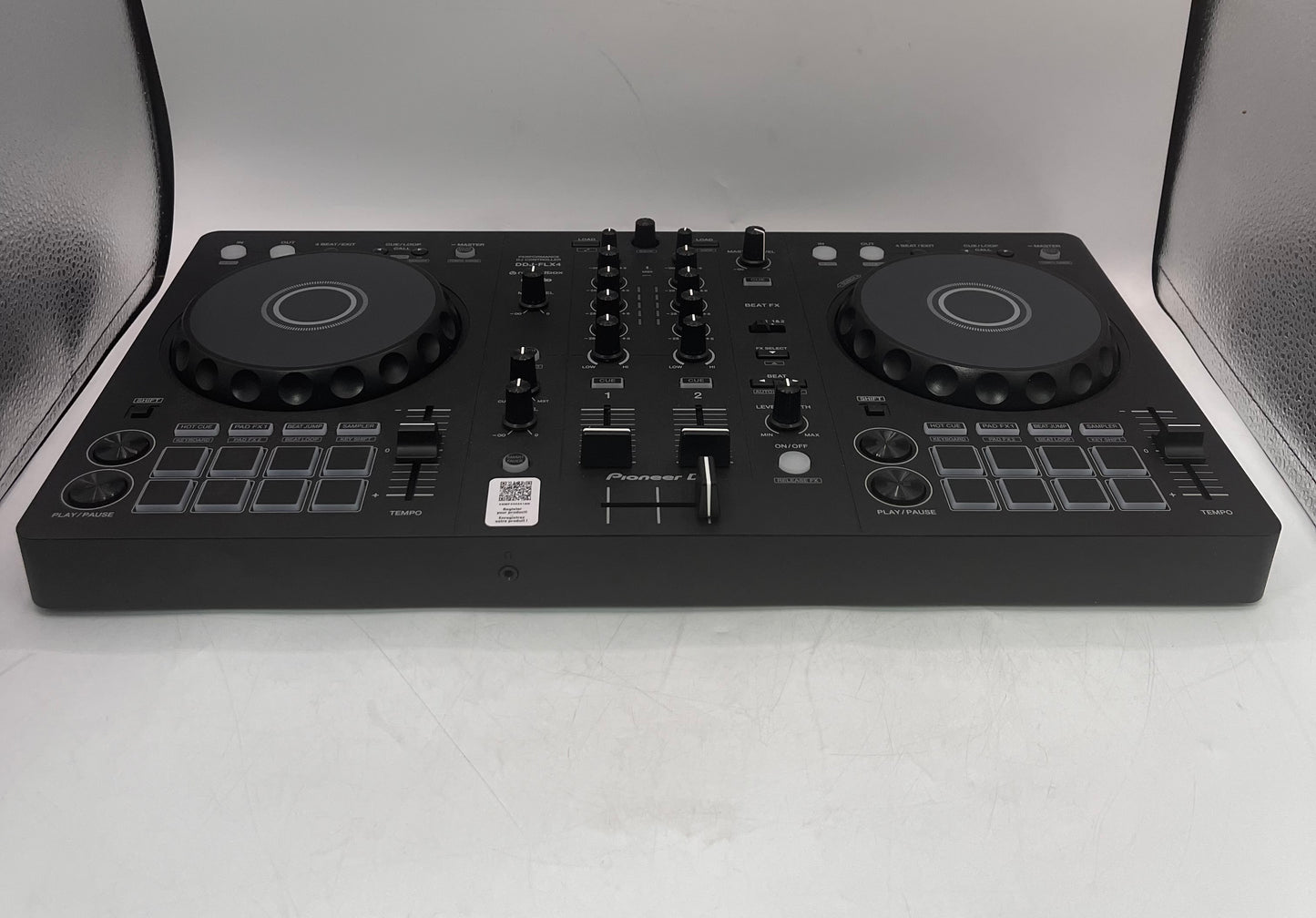 Pioneer DJ DDJ-FLX4 Double Deck Controller, 2-Channel, 16 Pads, Black Free Shipping