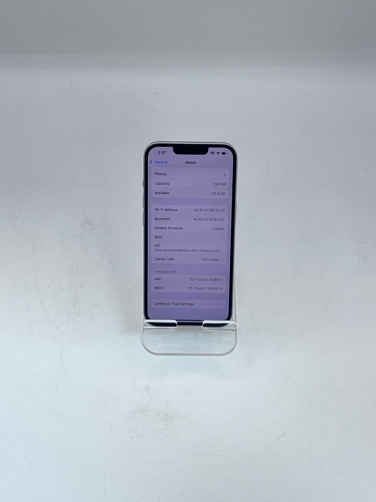 Apple iPhone 13 128GB Starlight AT&T Only A2482 ML953LL/A