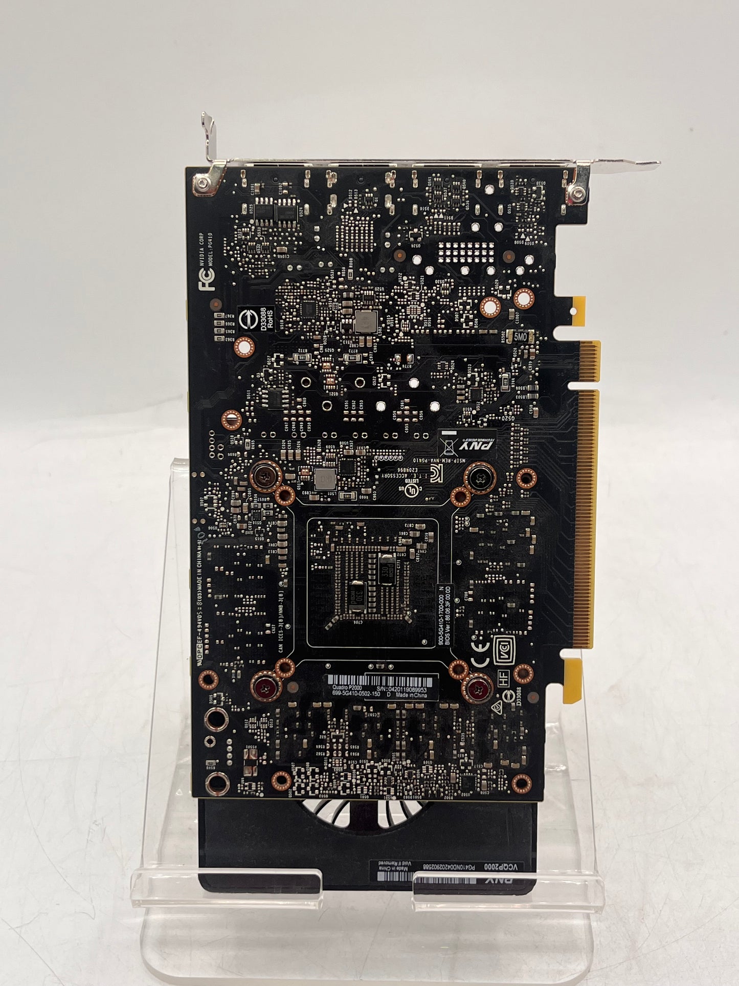 PNY NVIDIA Quadro P2200 5GB GDDR5X Graphics Card - Black