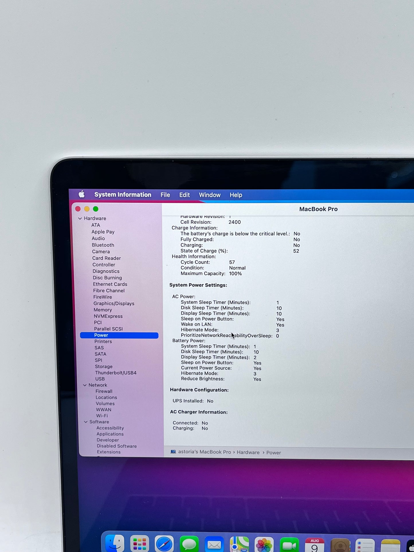 Apple MacBook Pro M1 A2338 2020  13.3" 8GB 256GB - Silver