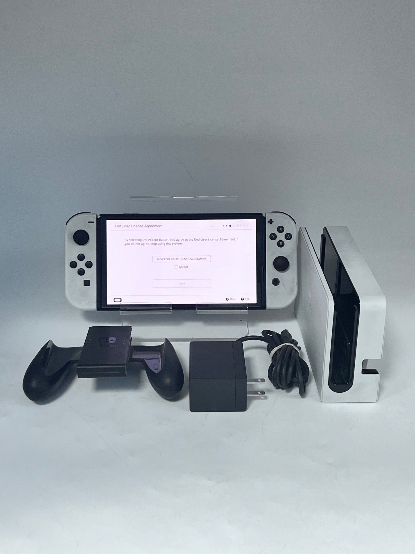 Nintendo Switch OLED (HEG-001) 64GB - White Tested Free Shipping