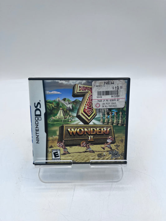 Nintendo DS 7 Wonders II Video Game Free Shipping!