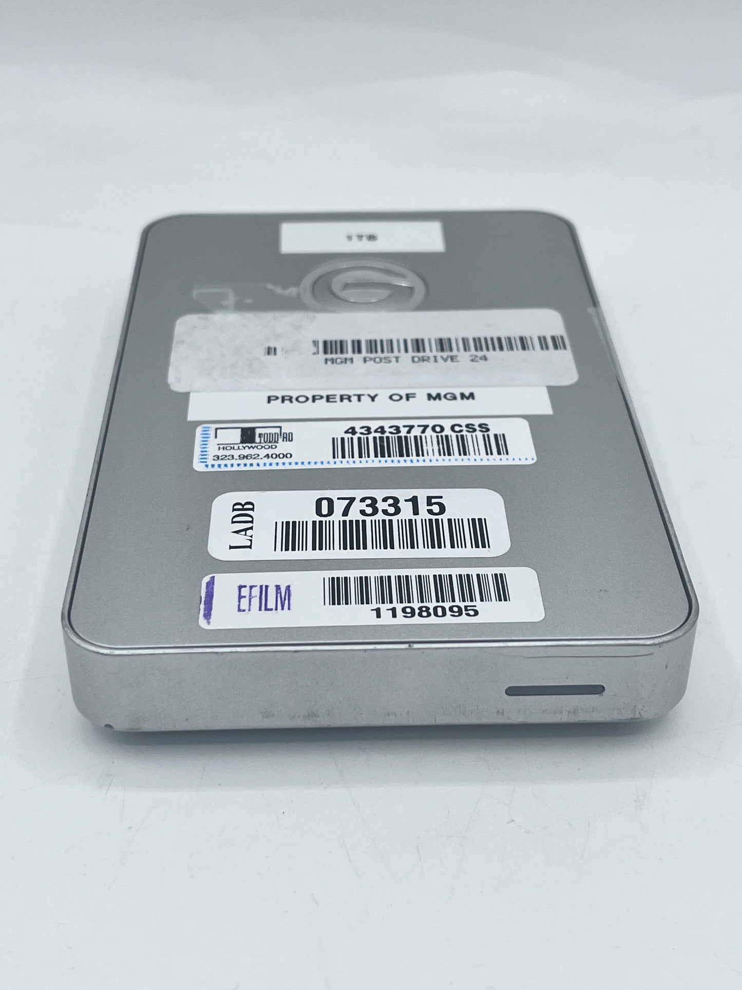 G Drive Mobile USB 1TB External Hard Disk Drive - Silver