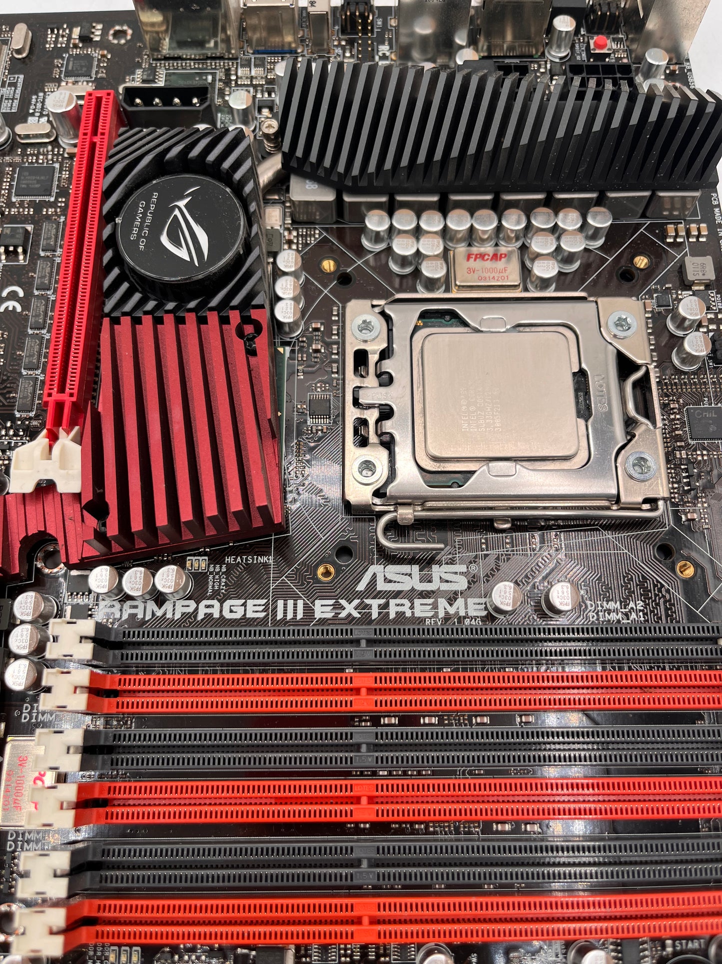 ASUS ROG Zenith Rampage III Extreme X399 LGA1366 Motherboard + Core i7 980X 3.33GHz