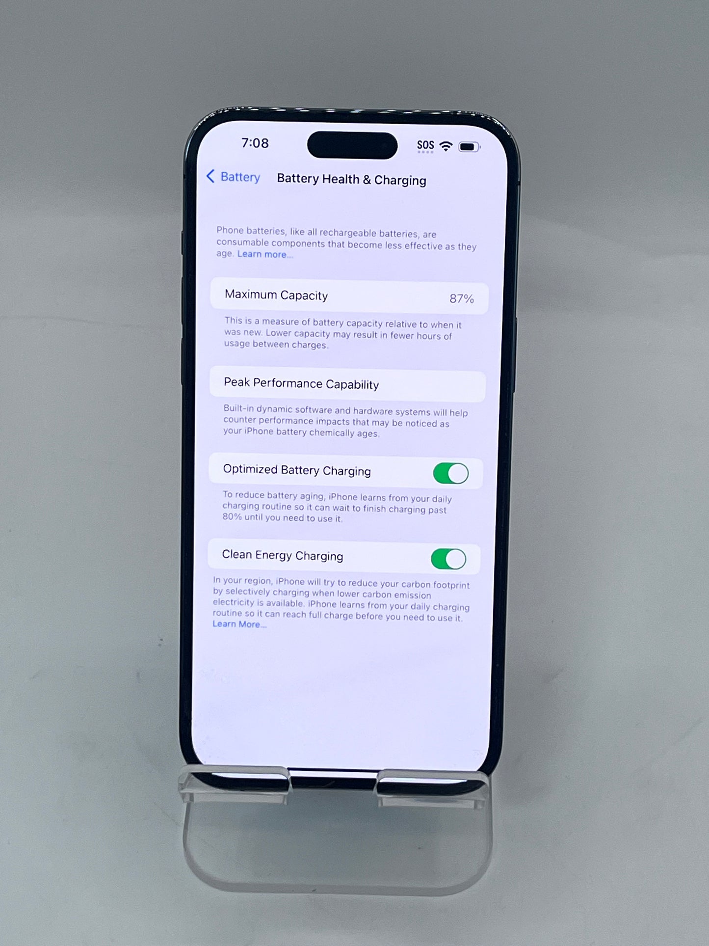 Unlocked Apple iPhone 14 Pro Max 6.7" 256GB 6GB A2651 MQ8W3LL/A - Purple