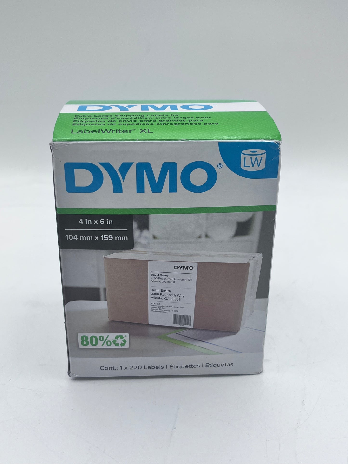 Dymo Extra-Large Shipping Labels Multi-Colored