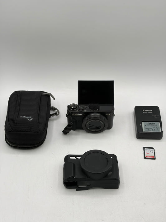Canon PowerShot G7 X Mark II  20.1 MP 4.2x Optical Zoom Digital Camera Black
