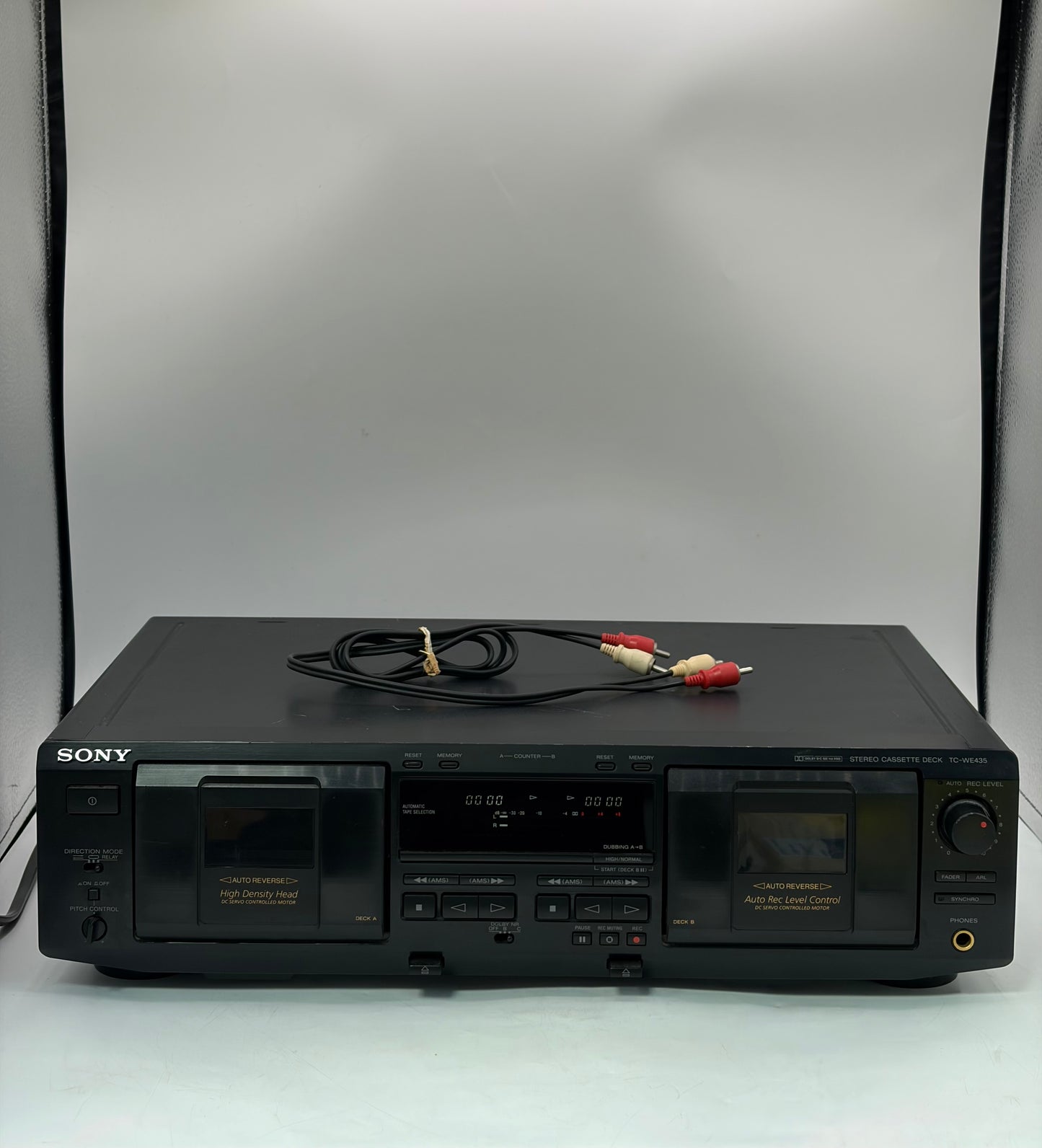 Sony TC-WE435 Stereo Cassette Deck Tested And Working