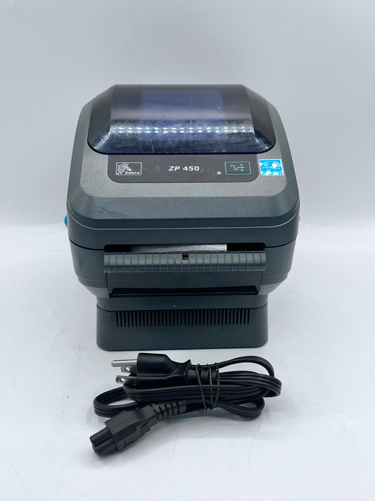 Zebra ZP450 Thermal Label Printer w Free Labels & Cable Free Shipping