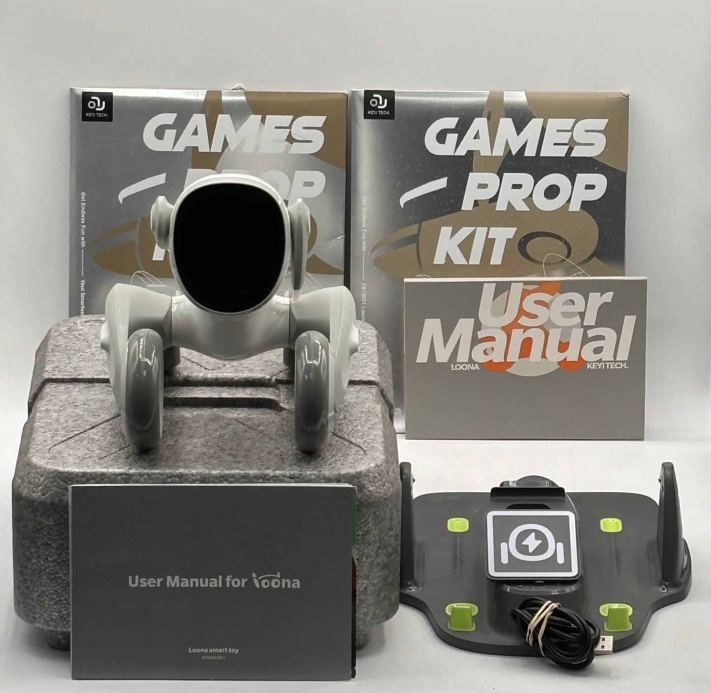 Loona Robot With Charger, Manual & Foam Box