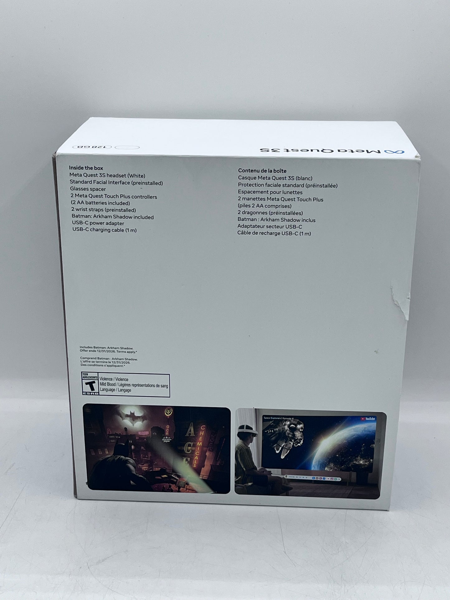 Meta Quest 3 128GB VR Headset-  White