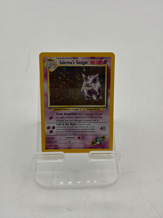 Pokemon TCG Gym Heroes Sabrina's Gengar #14 Holo Rare Collectible Card 14/132