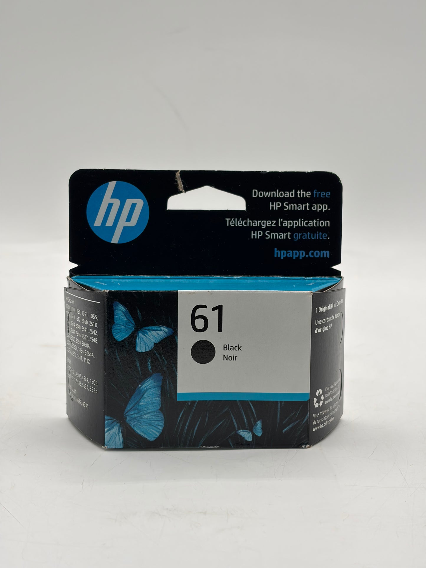 Original Genuine HP 61 Black Printer Ink Cartridge - New In Box OEM