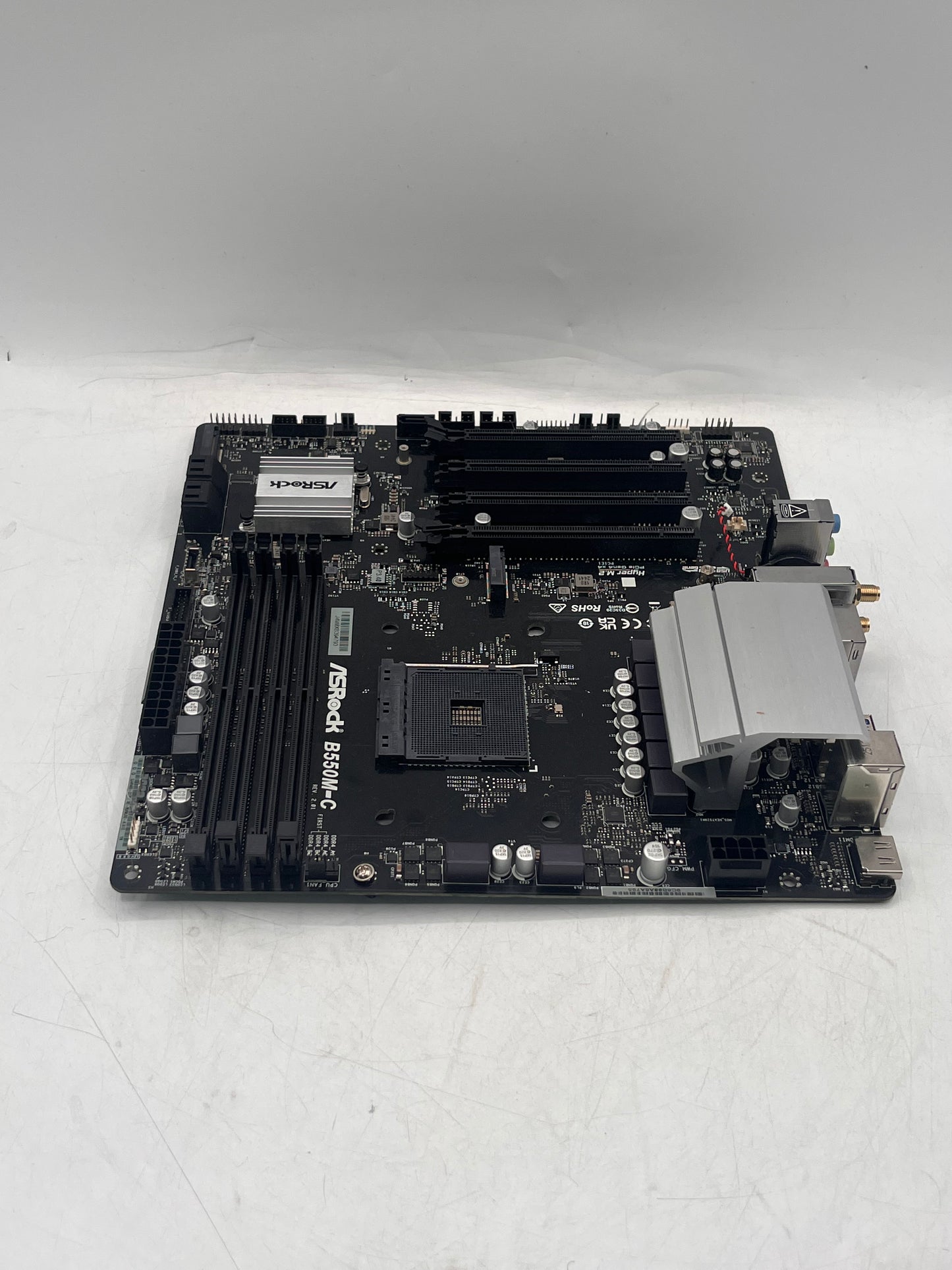 ASRock B550M-C AM4 MicroATX Gaming Motherboard DDR4 - Black