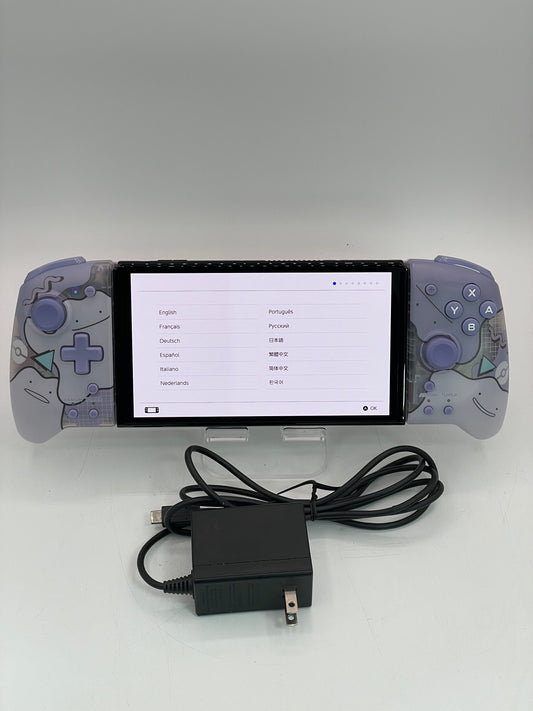 Nintendo Switch OLED HEG-001 Handheld Console - 64GB -Black w/ Hori Split Pad Pro Controller