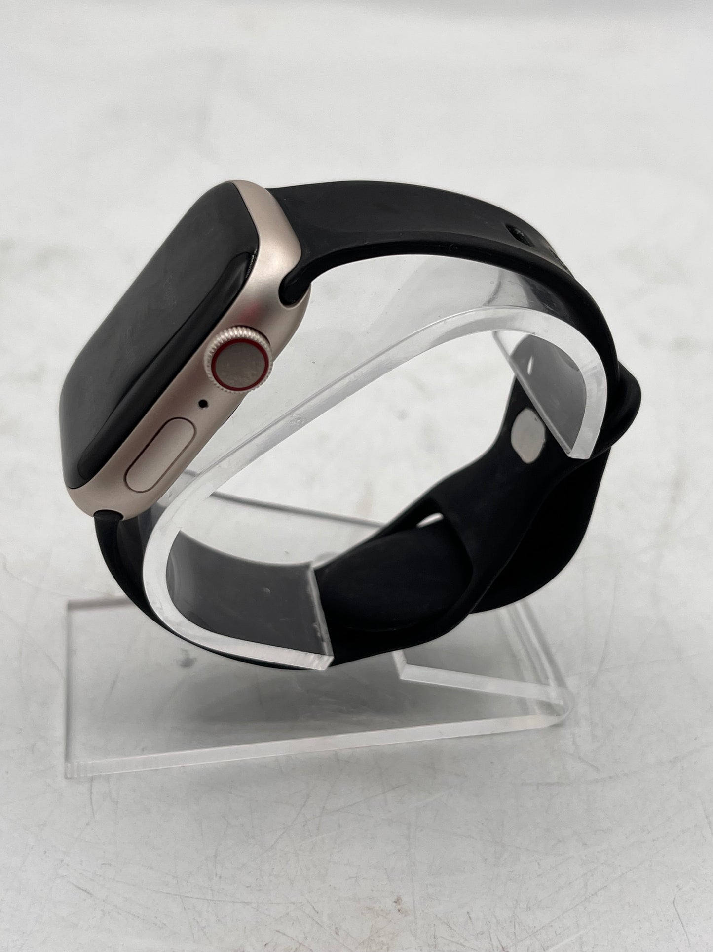 Apple Watch Series 9 Cellular A2982 (2023) 41mm GPS + Cellular Smart Watch - Black Aluminum Starlight