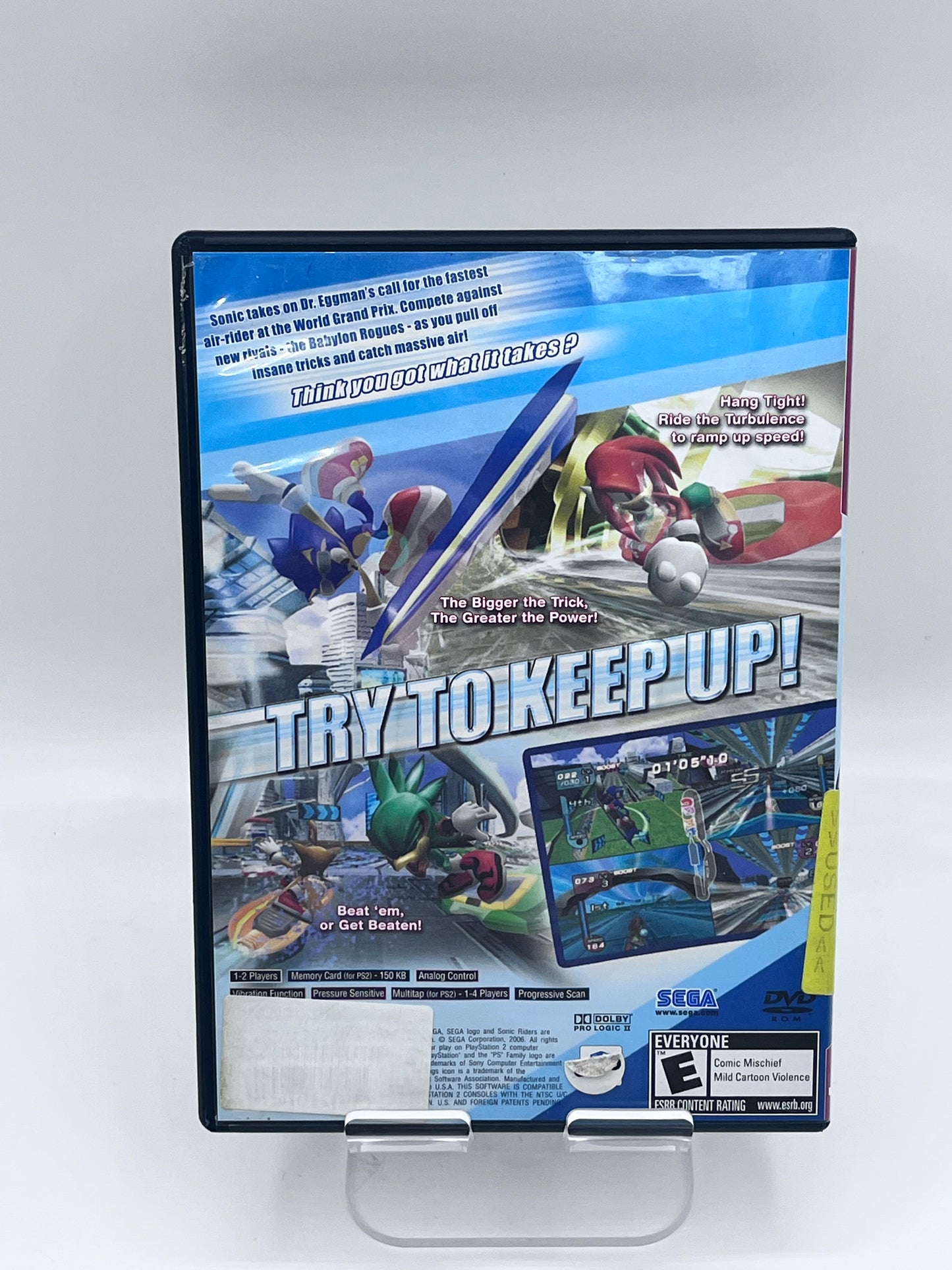 Sonic Riders (Sony PlayStation 2, 2006) CIB Tested Working Free Shipping