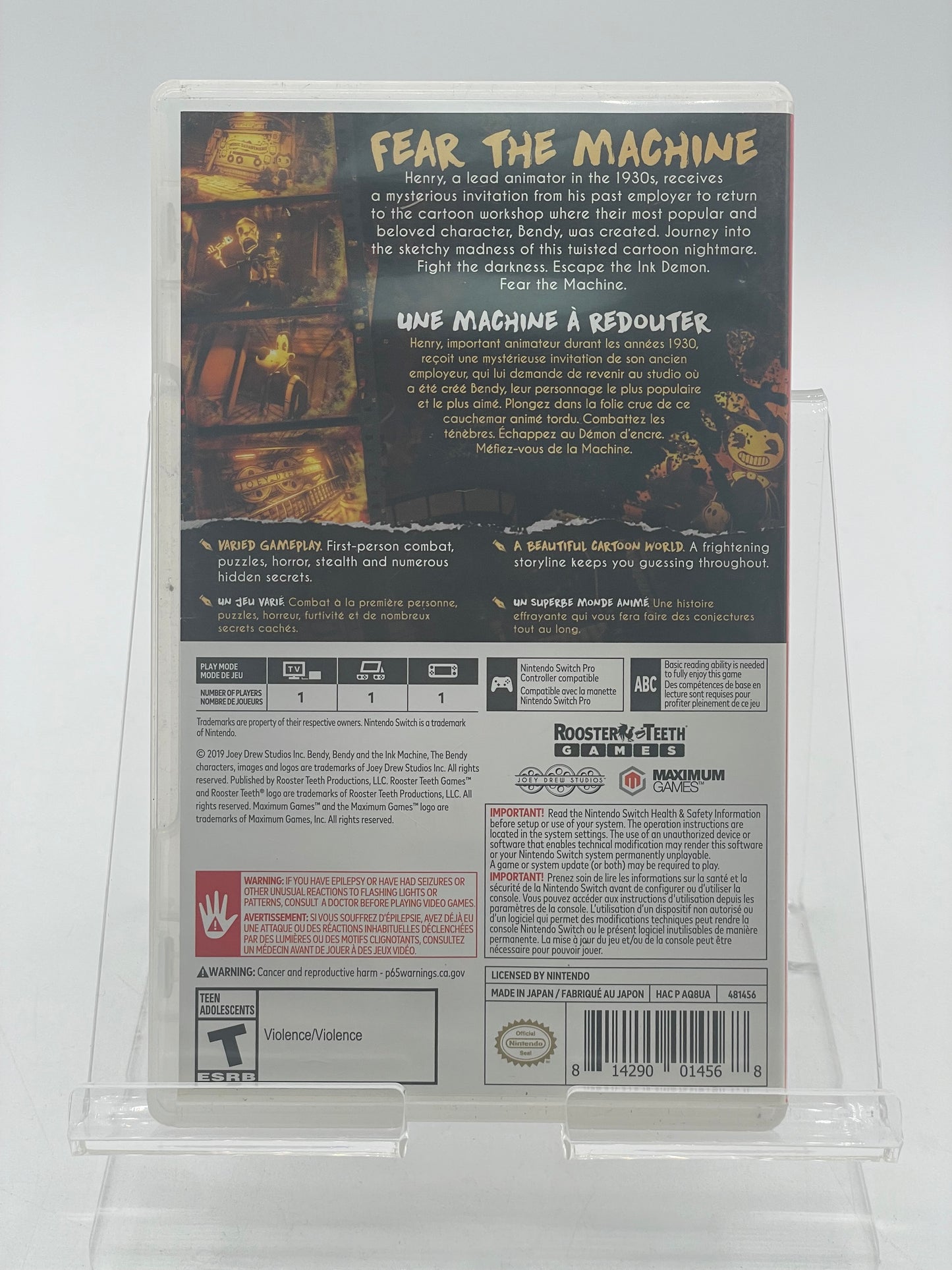Bendy and the Ink Machine - Nintendo Switch Video Game - Free Shipping