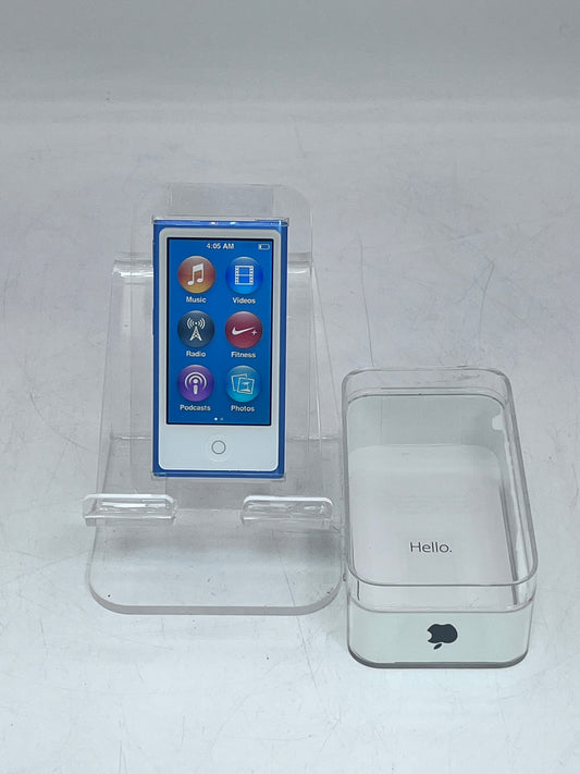 Apple iPod Nano 7th Generation Blue A1446A 16GB MP3 Player with Touch Screen! Free Shipping!