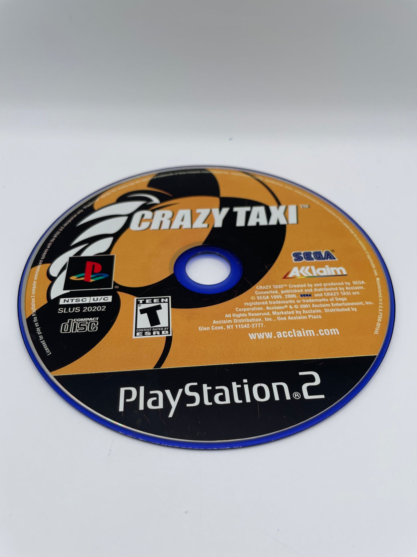 Playstation 2 Crazy Taxi Video Game - Used with Box - Free Shipping