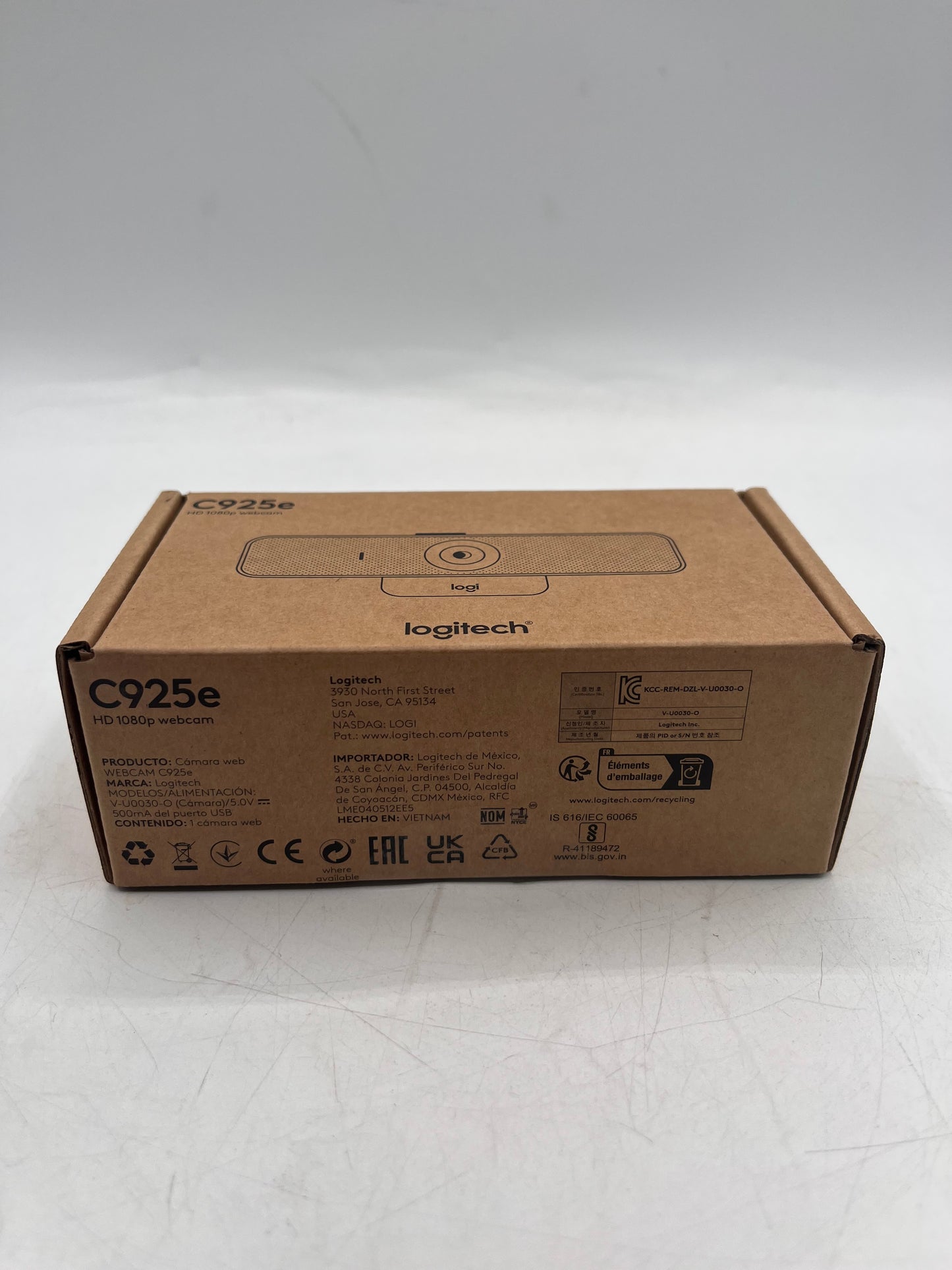 New Logitech C925e Webcam V-U0030-O - Black