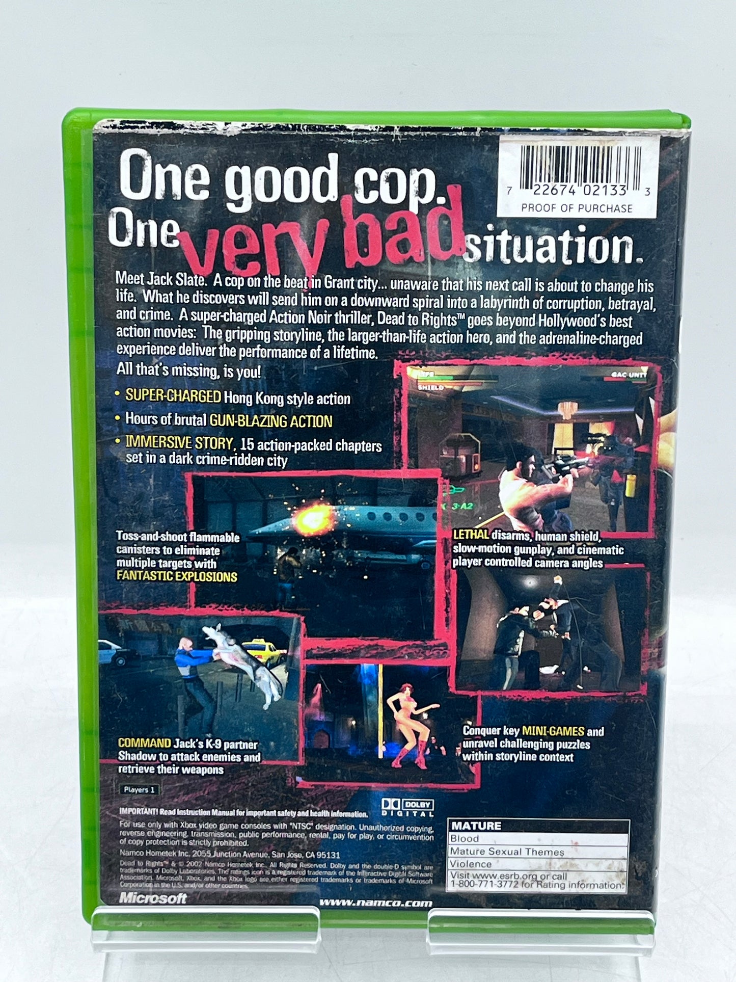 Dead to Rights - Xbox Video Game - Free Shipping!