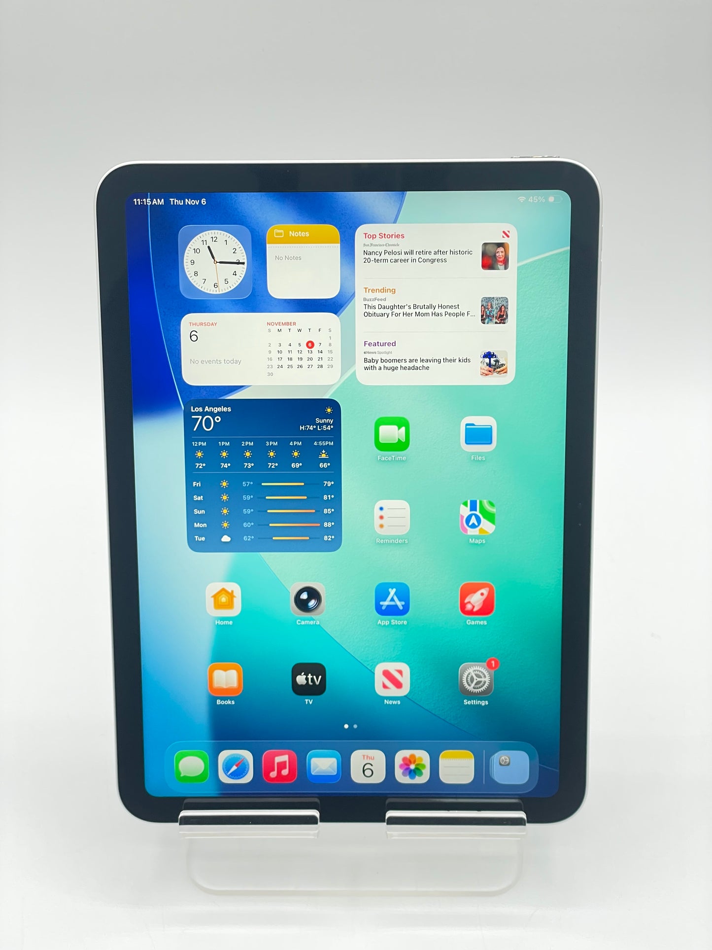 Wi-Fi Only Apple iPad 10th Gen 64GB A2696 MPQ03LL/A - Silver