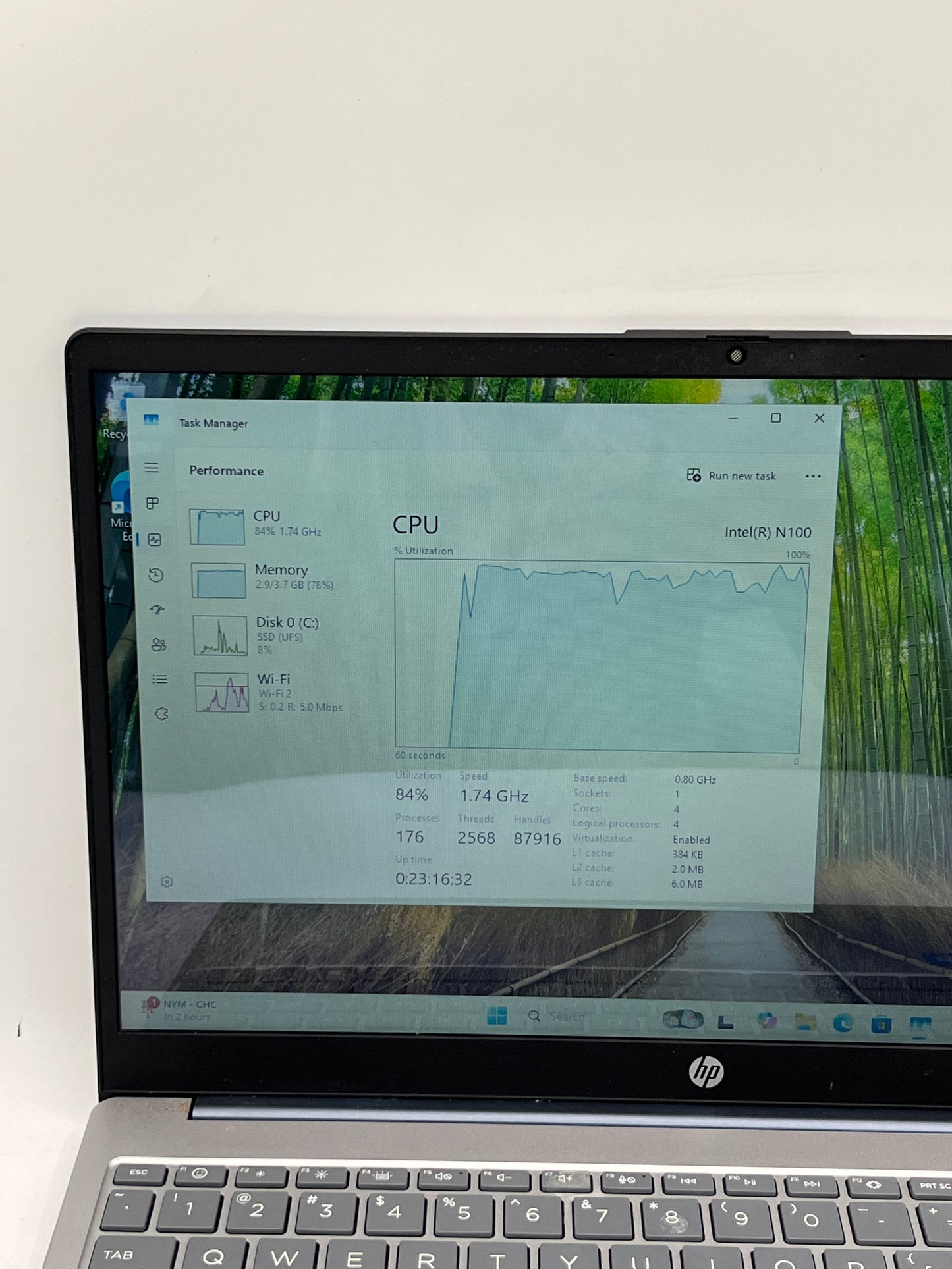 HP 15-fd0628ds 15" Touch Laptop Intel N100 4GB 128GB Blue