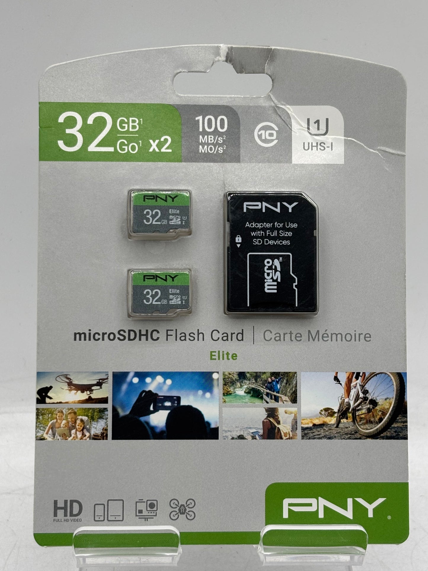 PNY 32GB X2 Elite UHS-I microSDHC Memory Cards, NEW (FREE SHIPPING)