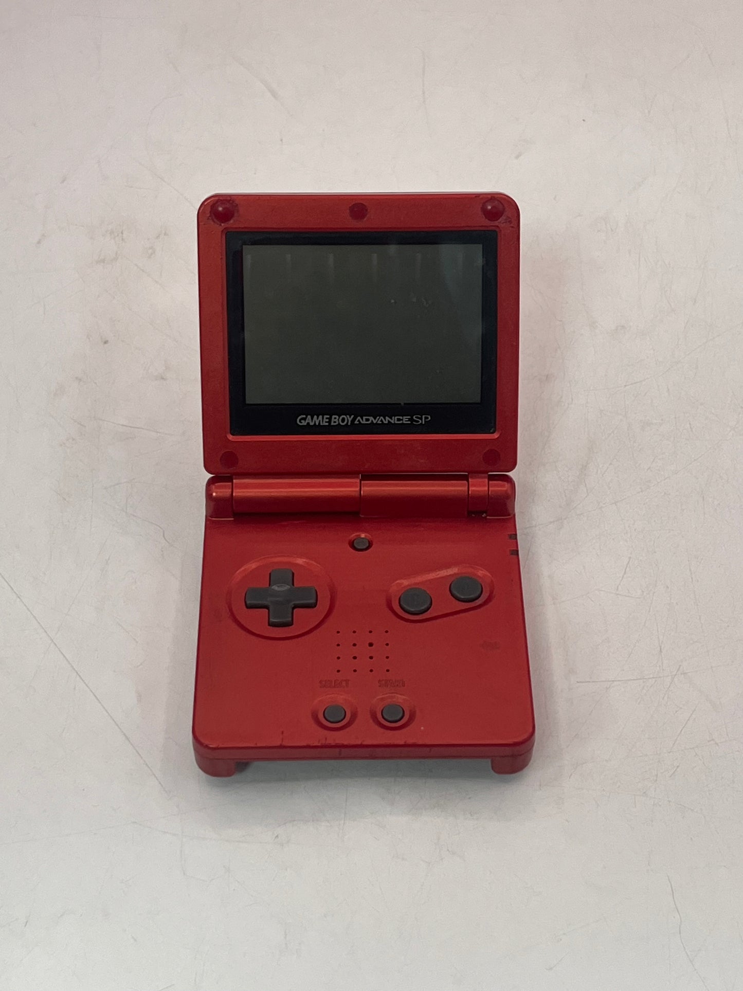Nintendo Game Boy Advance SP AGS-101 2005 Handheld Console Red PARTS