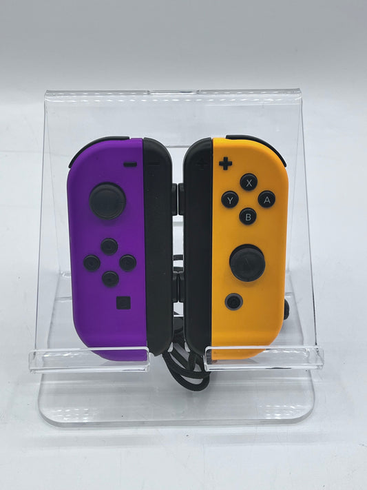 Nintendo Joycons Orange and Purple