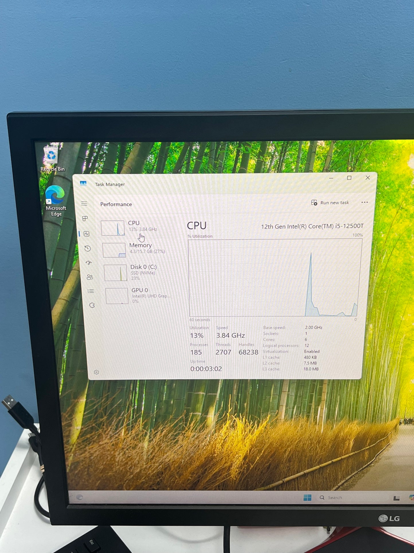Dell OptiPlex Micro 7020 Desktop i5-12500T 16GB DDR5 512GB SSD Windows 11 Home