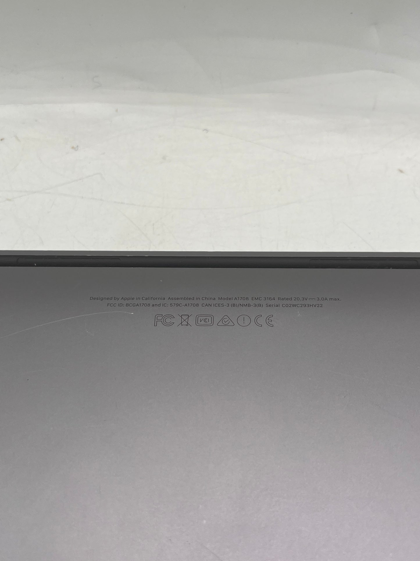Apple MacBook Pro 13" A1708 2017 Core i5 8GB 128GB - Space Gray NO POWER