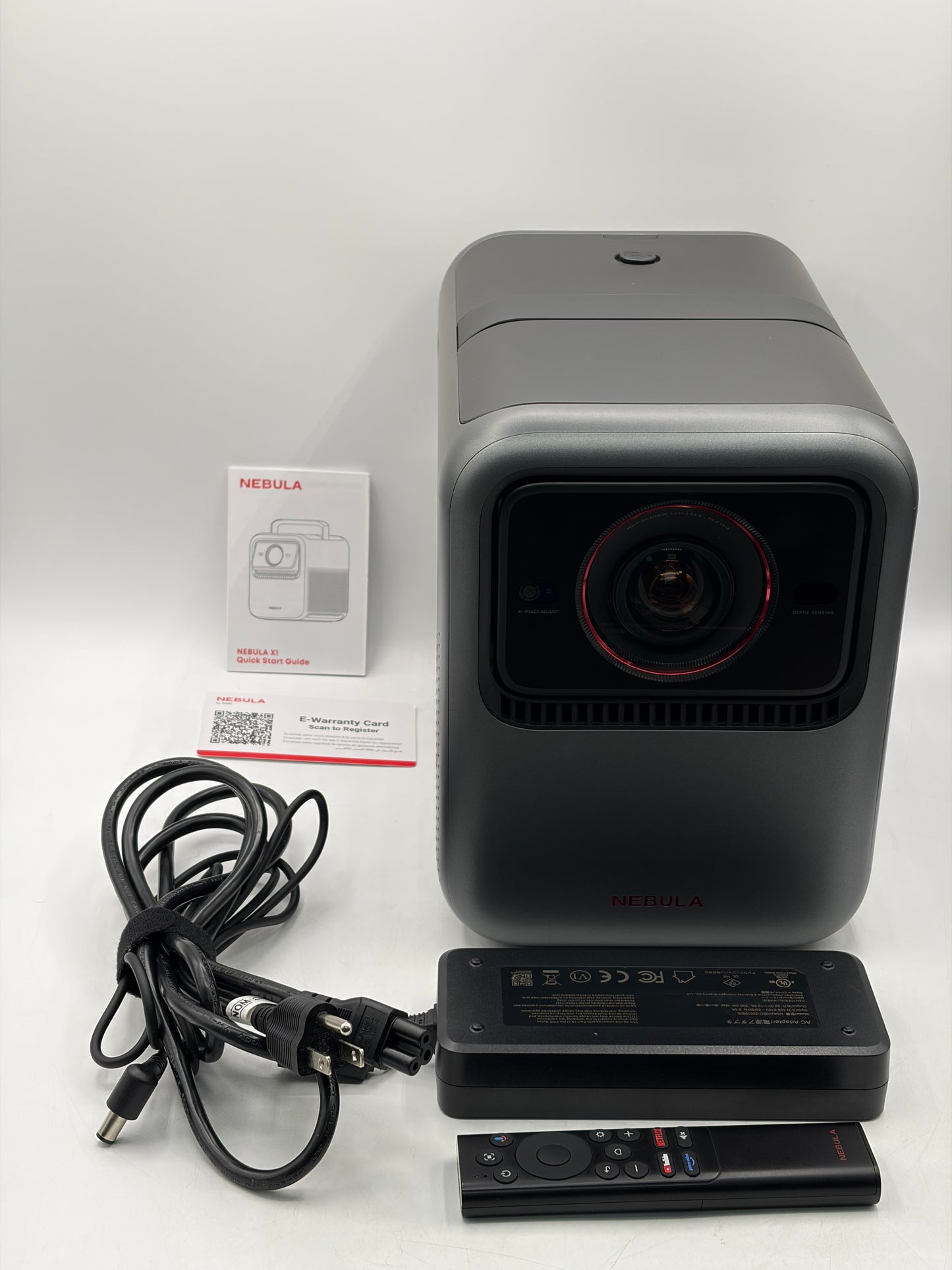 NEBULA X1 Triple Laser 4K Projector - 3500 ANSI Lumens 40W Stereo Sound Smart AI
