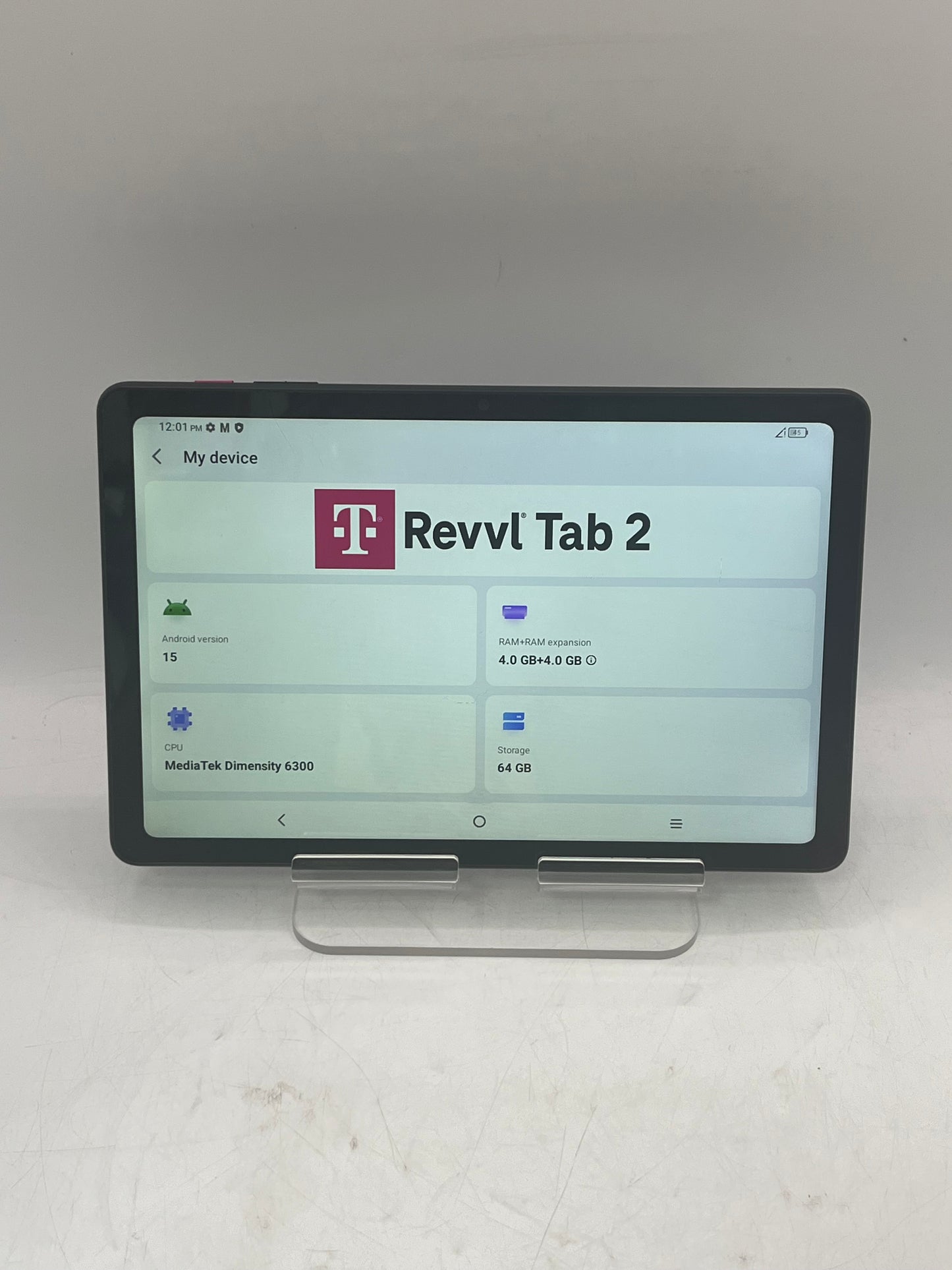 T-Mobile TCL REVVL Tab 2 64GB 9185W WiFi + Cellular Tablet - Black