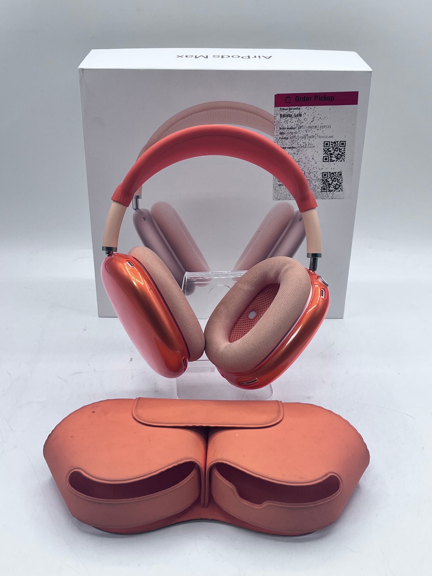 Apple AirPods Max USB-C Wireless Over-Ear Headphones Orange MWW73AM/A