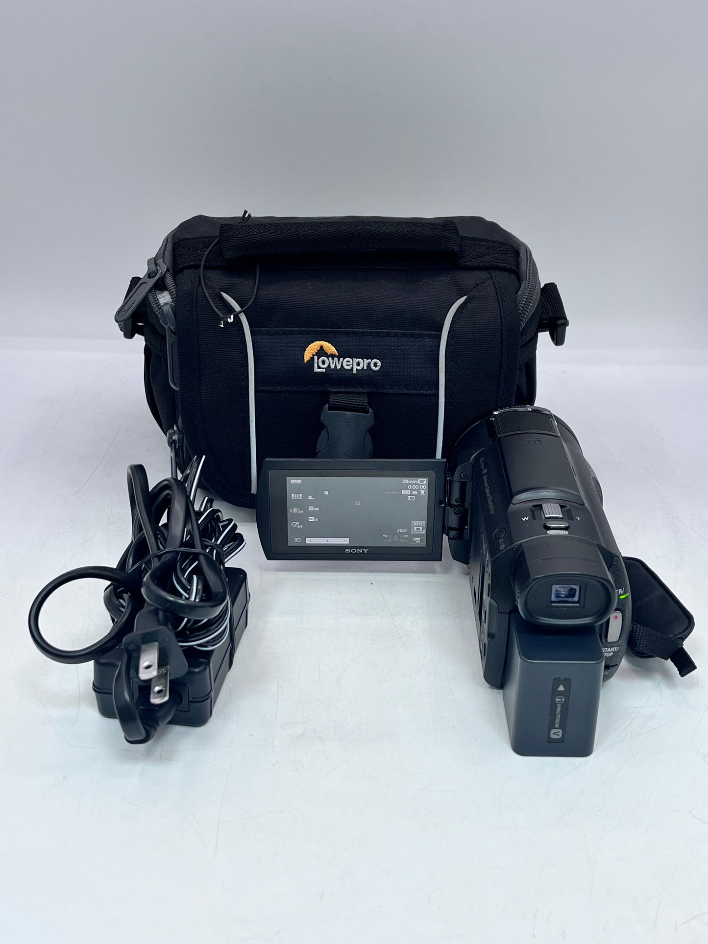 Sony FDR-AX53 4K UHD Handycam Camcorder Video Camera w/Carrying Bag - Black