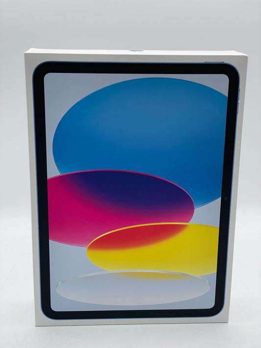 Brand New Apple iPad 10th Gen 256GB Blue Wi-Fi A2696 MPQ93LL/A Factory Sealed!!