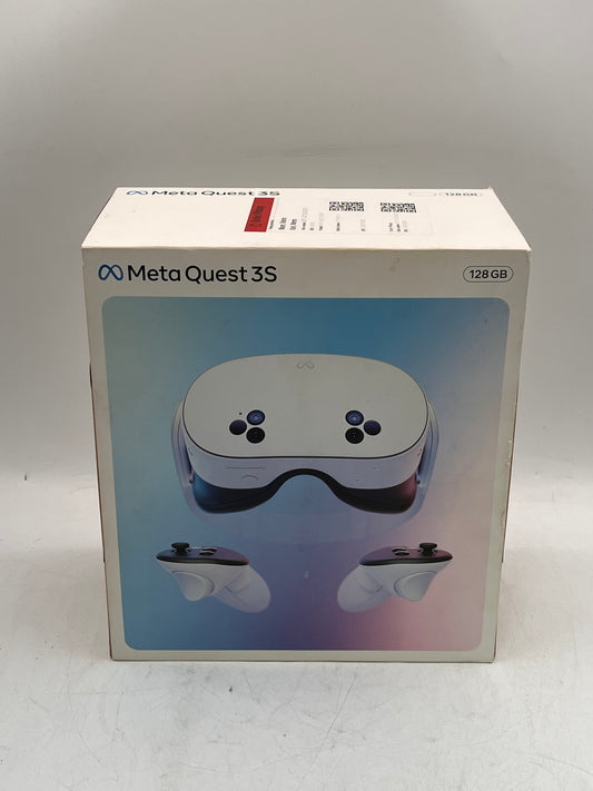 Meta Quest 3S 128GB VR Headset Full Kit with Controllers White Brand New In Box