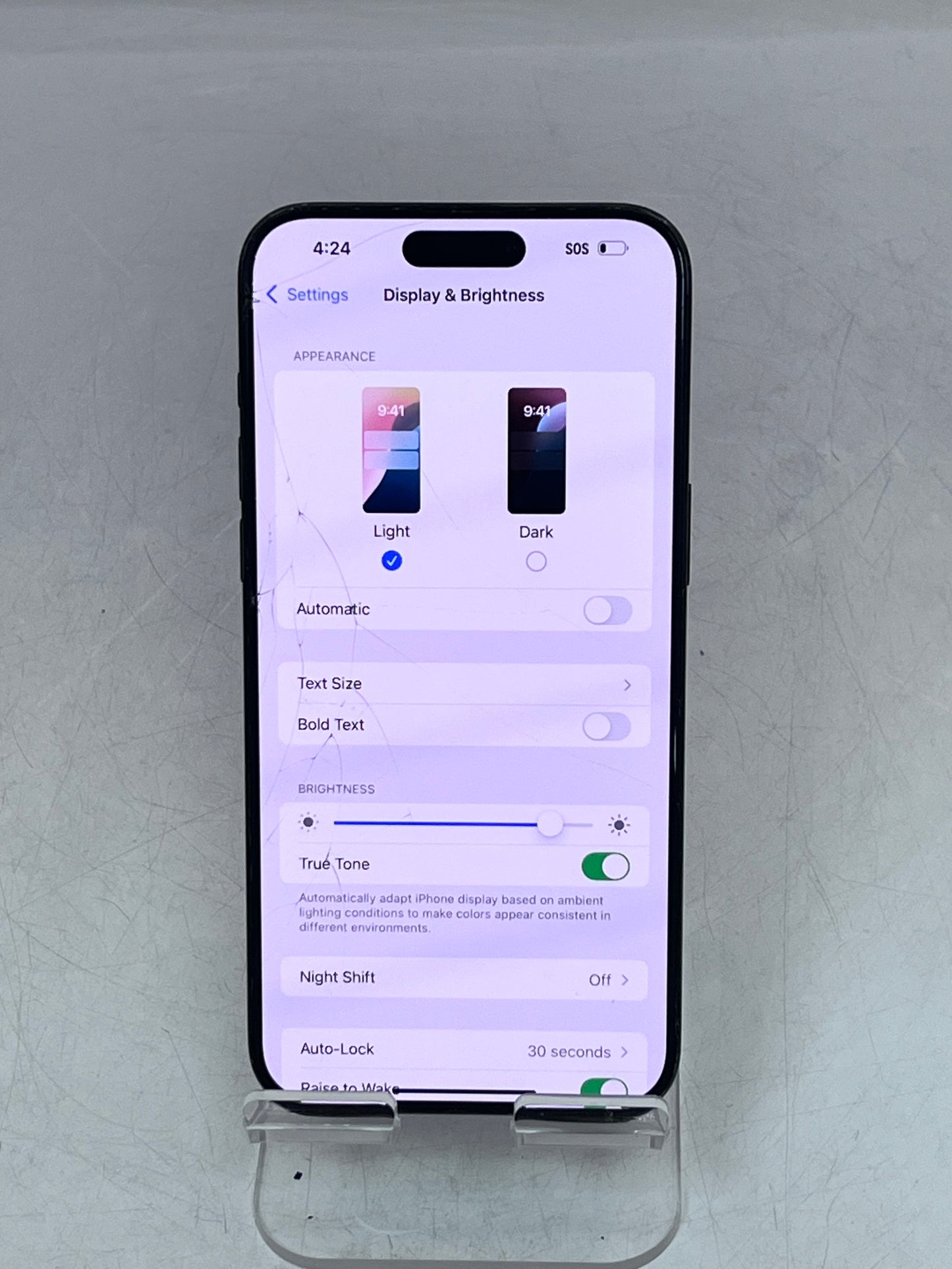 Apple iPhone 15 Pro Max A2849 MU6ELL/A 512GB Blue Broken Unlocked