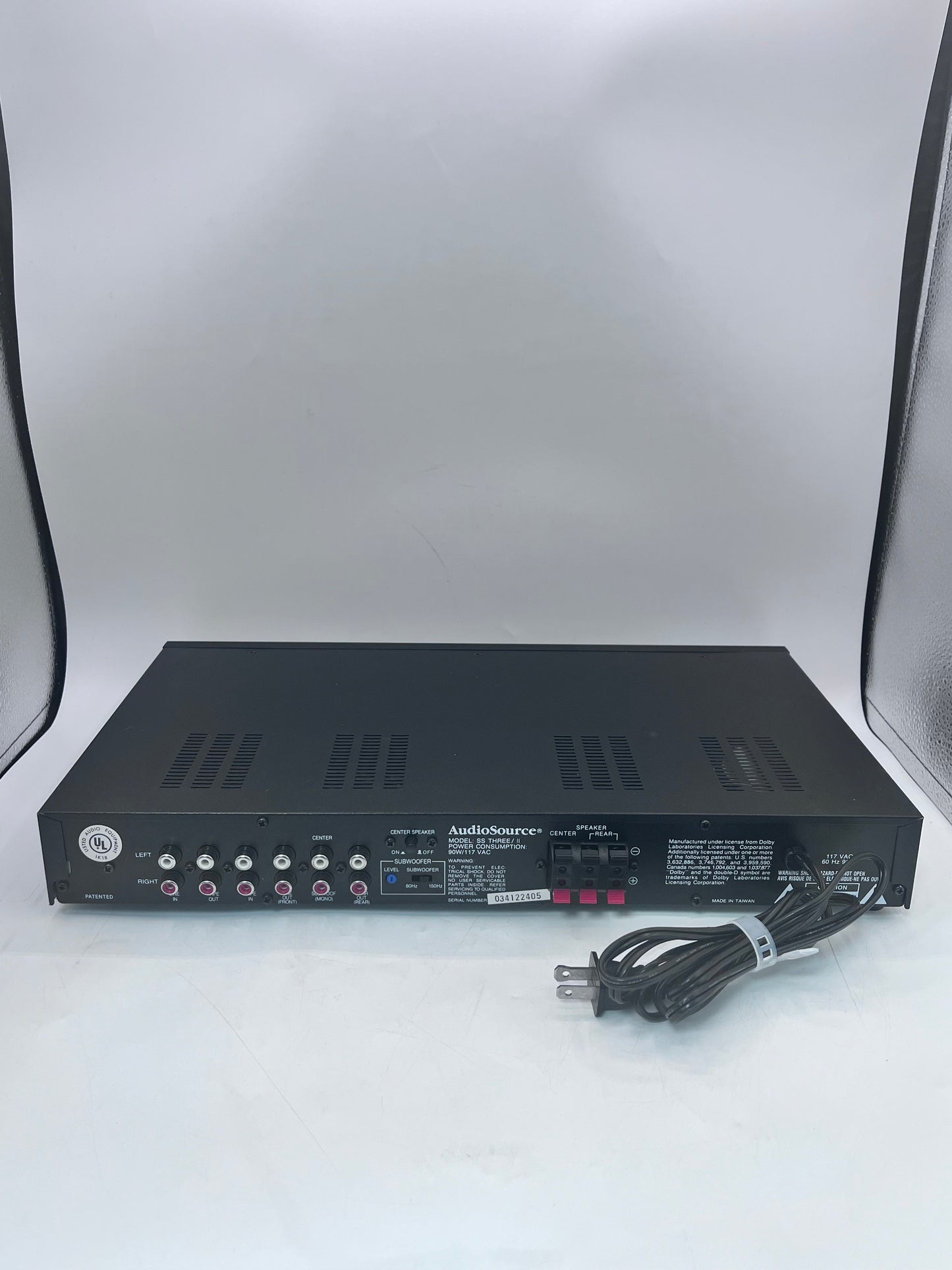 AudioSource SS Three/II Home Audio Receiver - Black