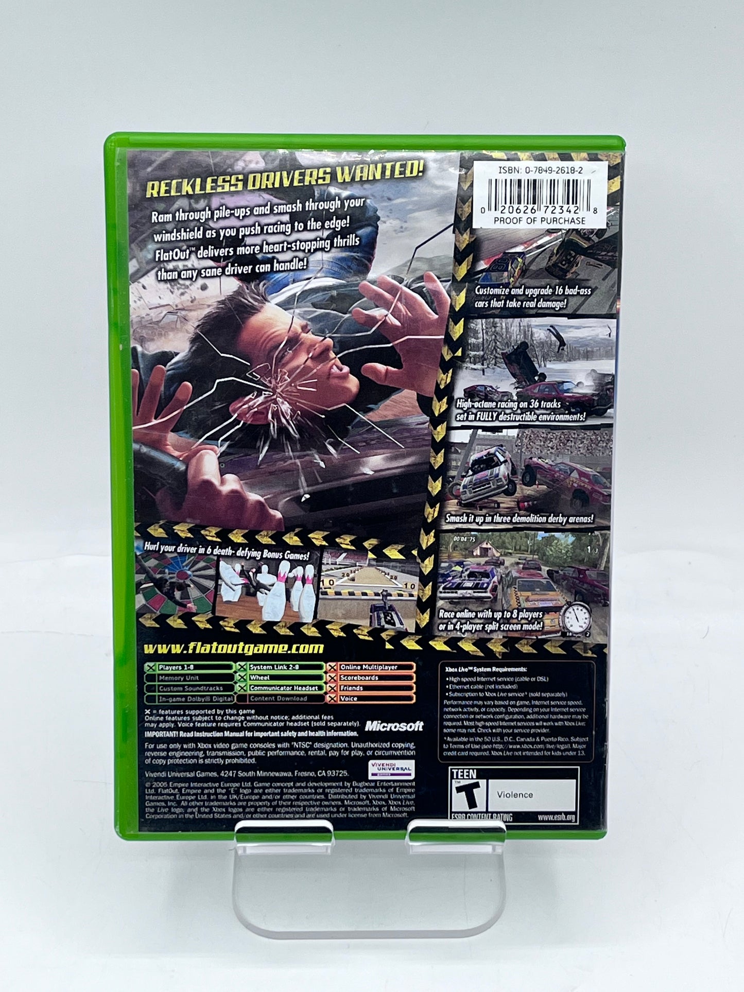 Xbox Flatout Video Game - Free Shipping!