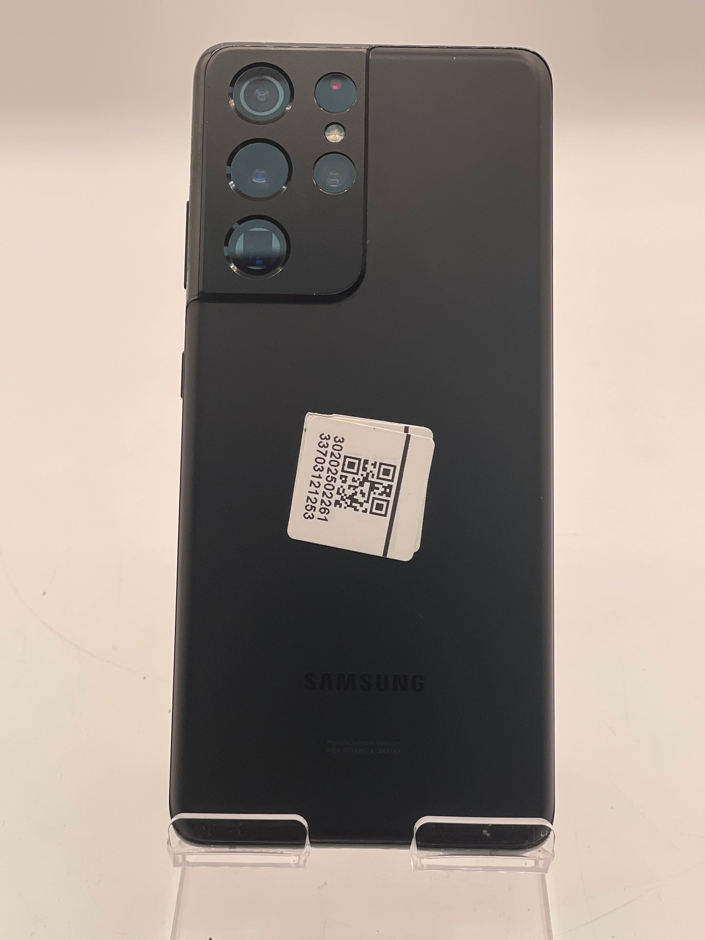Unlocked Samsung Galaxy S21 Ultra 5G 128GB G998U Phantom Silver Cracked Screen