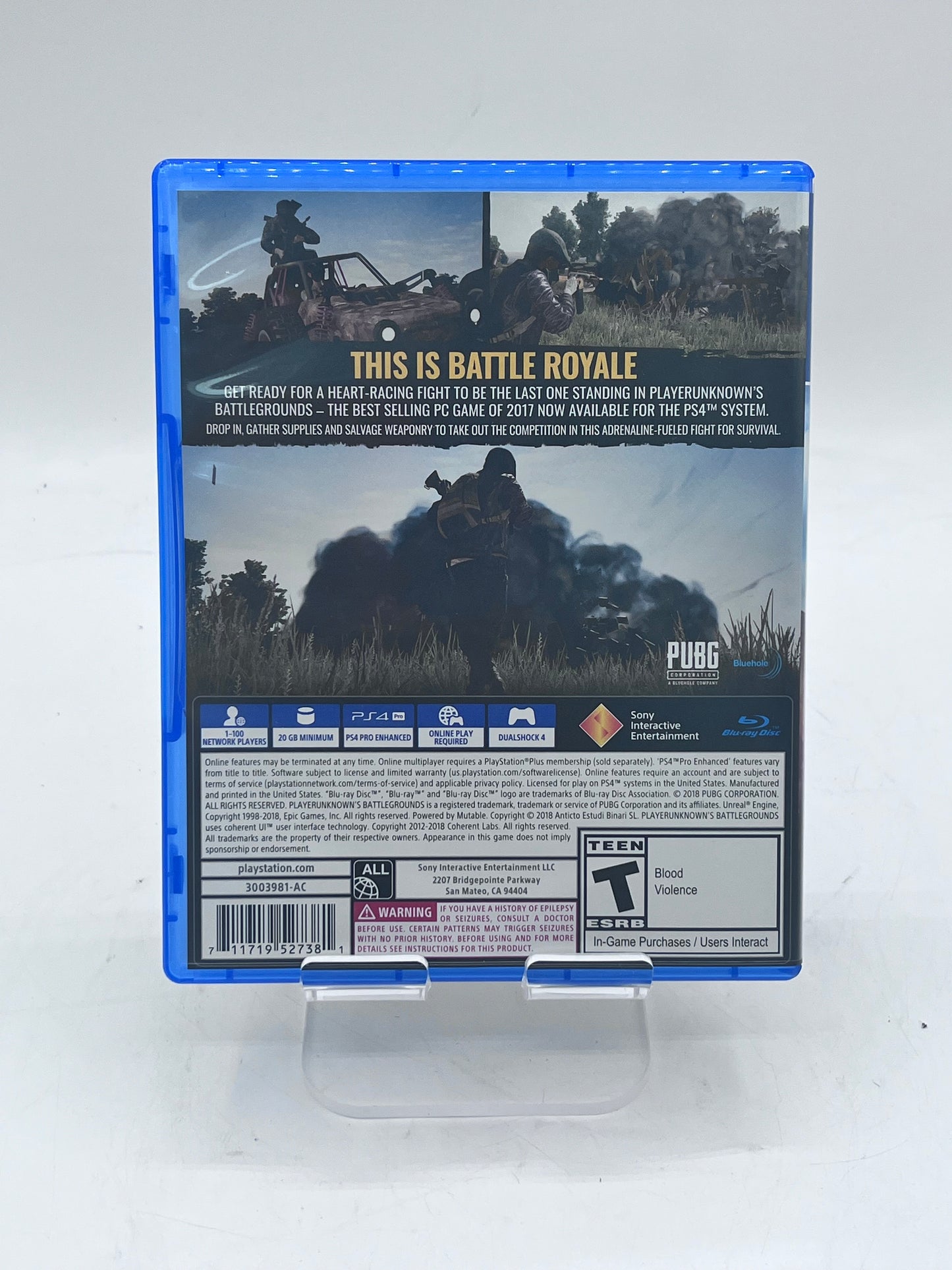 PlayStation 4 PlayerUnknown's Battlegrounds Video Game - Free Shipping!