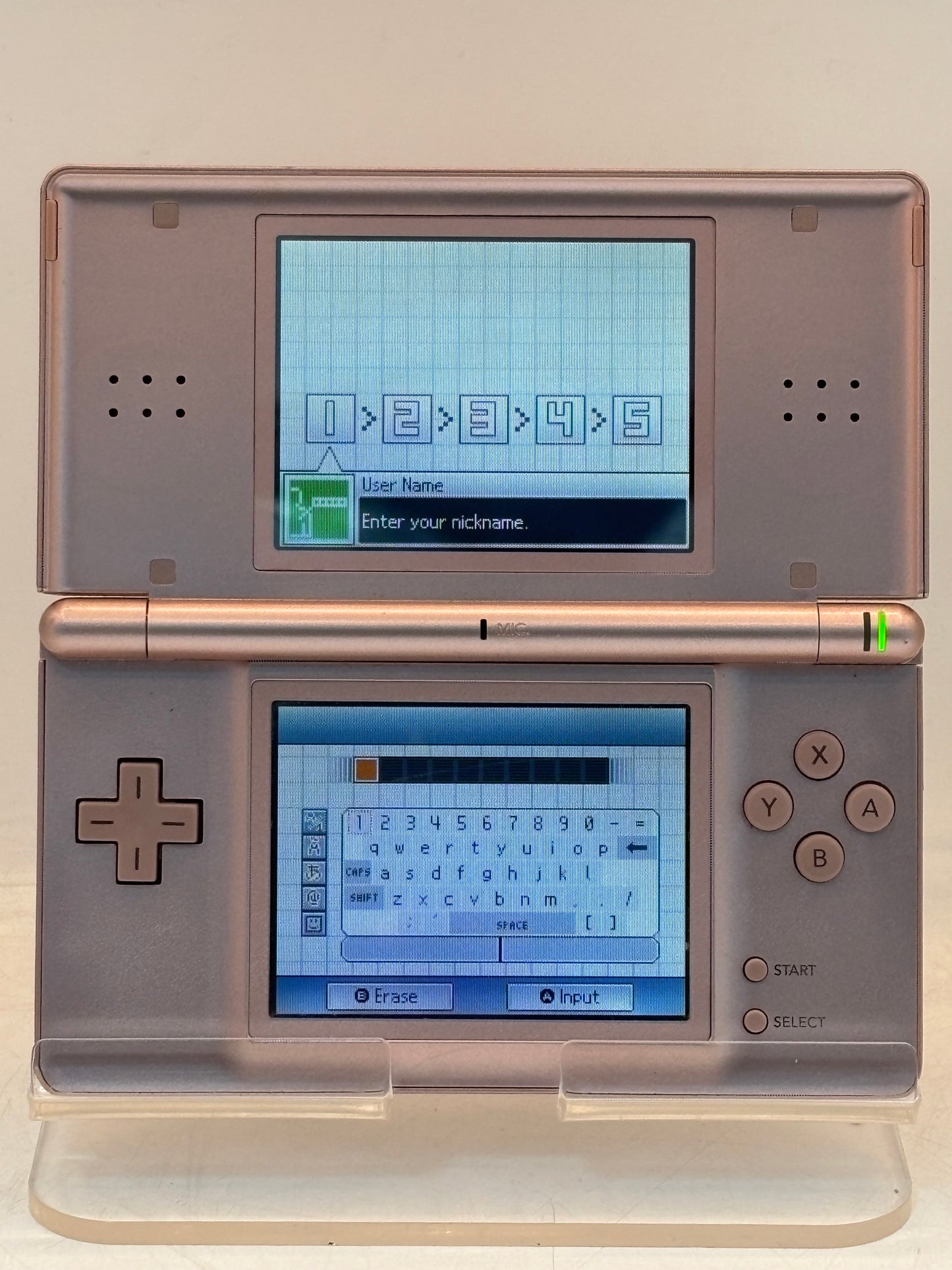 Nintendo Pink DS Lite (USG-001) Handheld Console, 2006