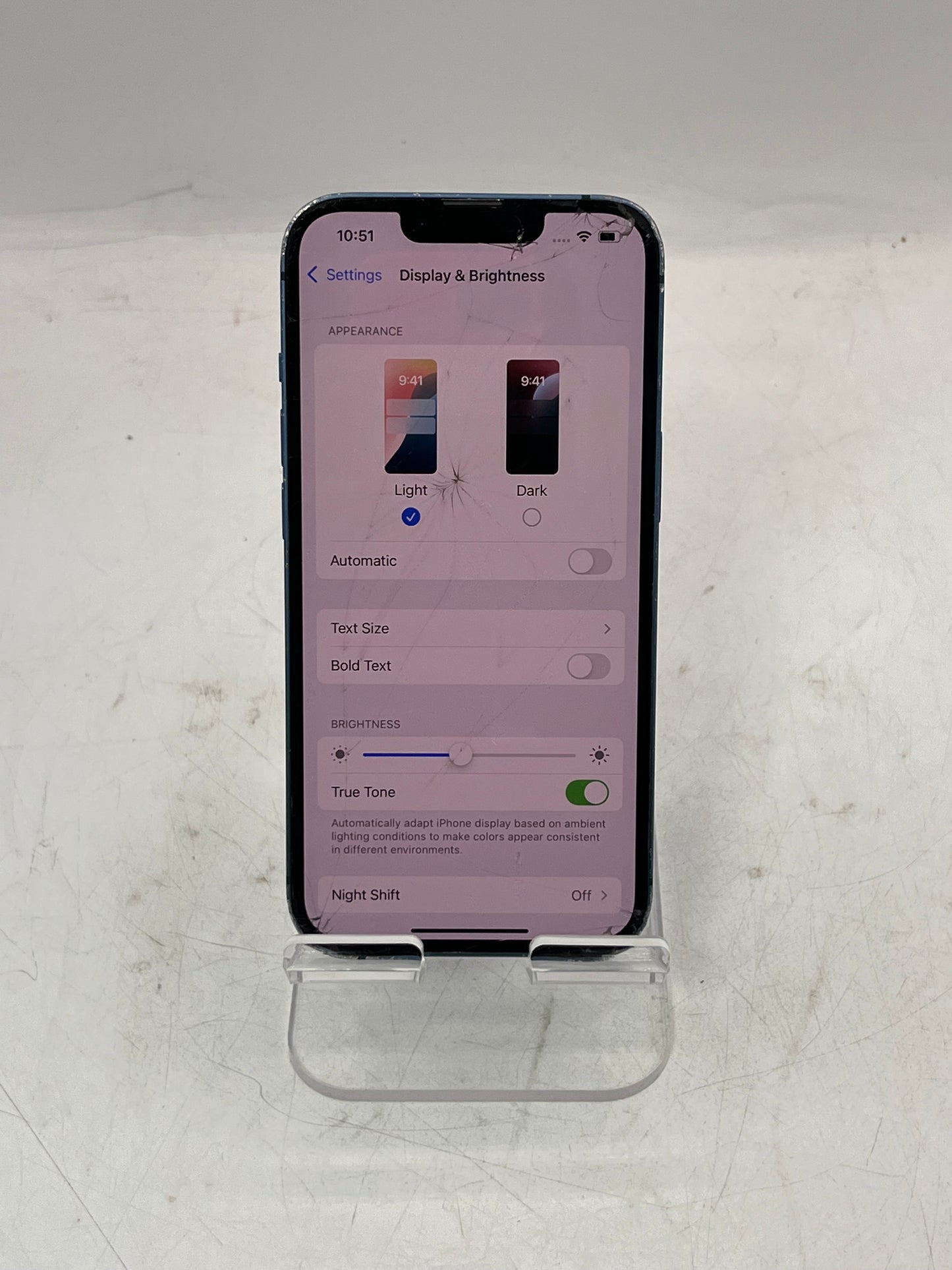 Unlocked Apple iPhone 13 MLCC3LL/A A2482 512GB Blue Back - For Parts