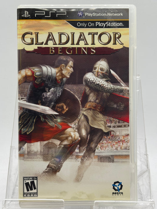 Gladiator Begins for Sony PSP *Tested* Complete CIB Very Clean