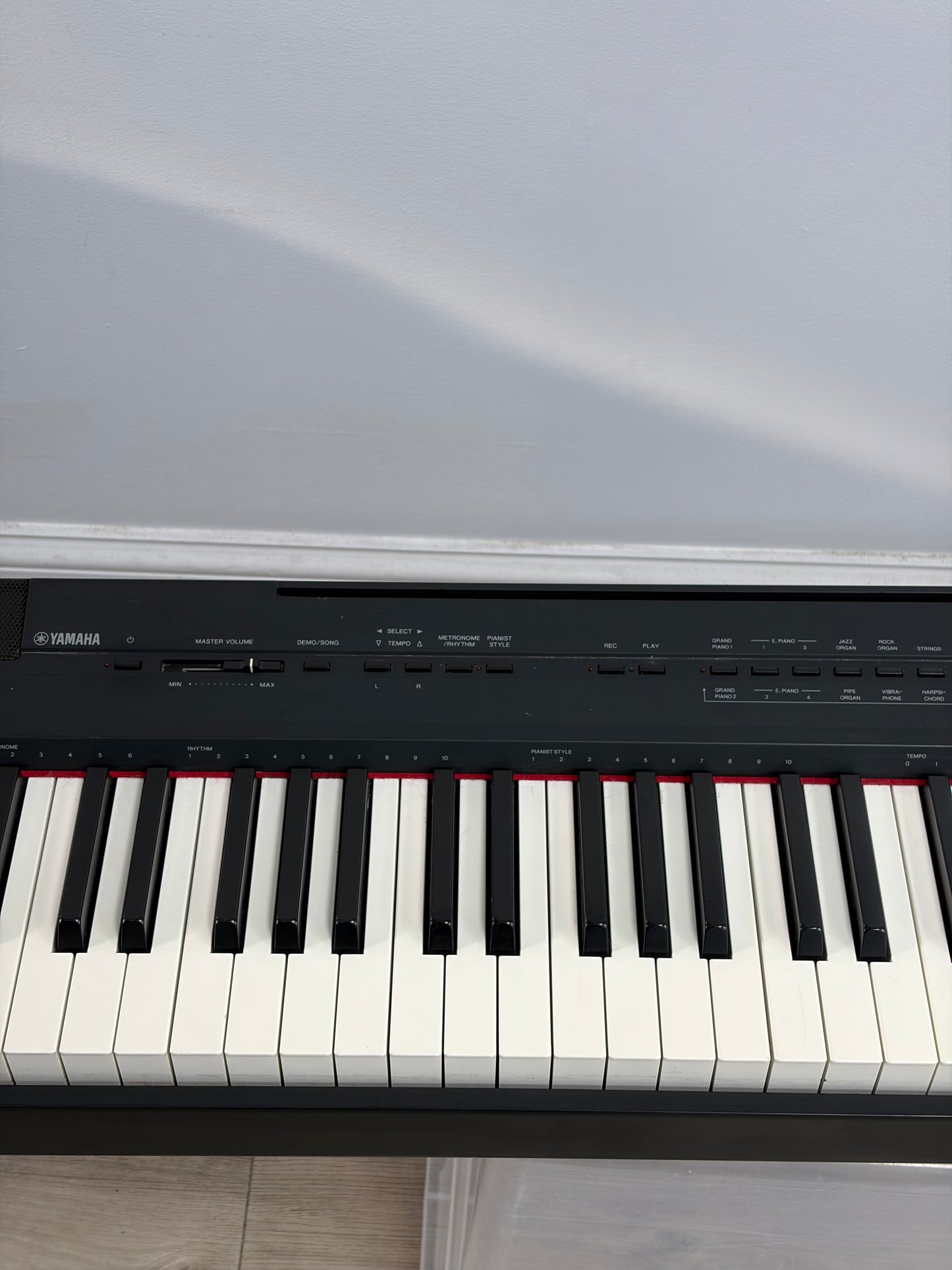 Yamaha P-105 88-Key Digital Piano w/ Power Supply Tested Free Shipping