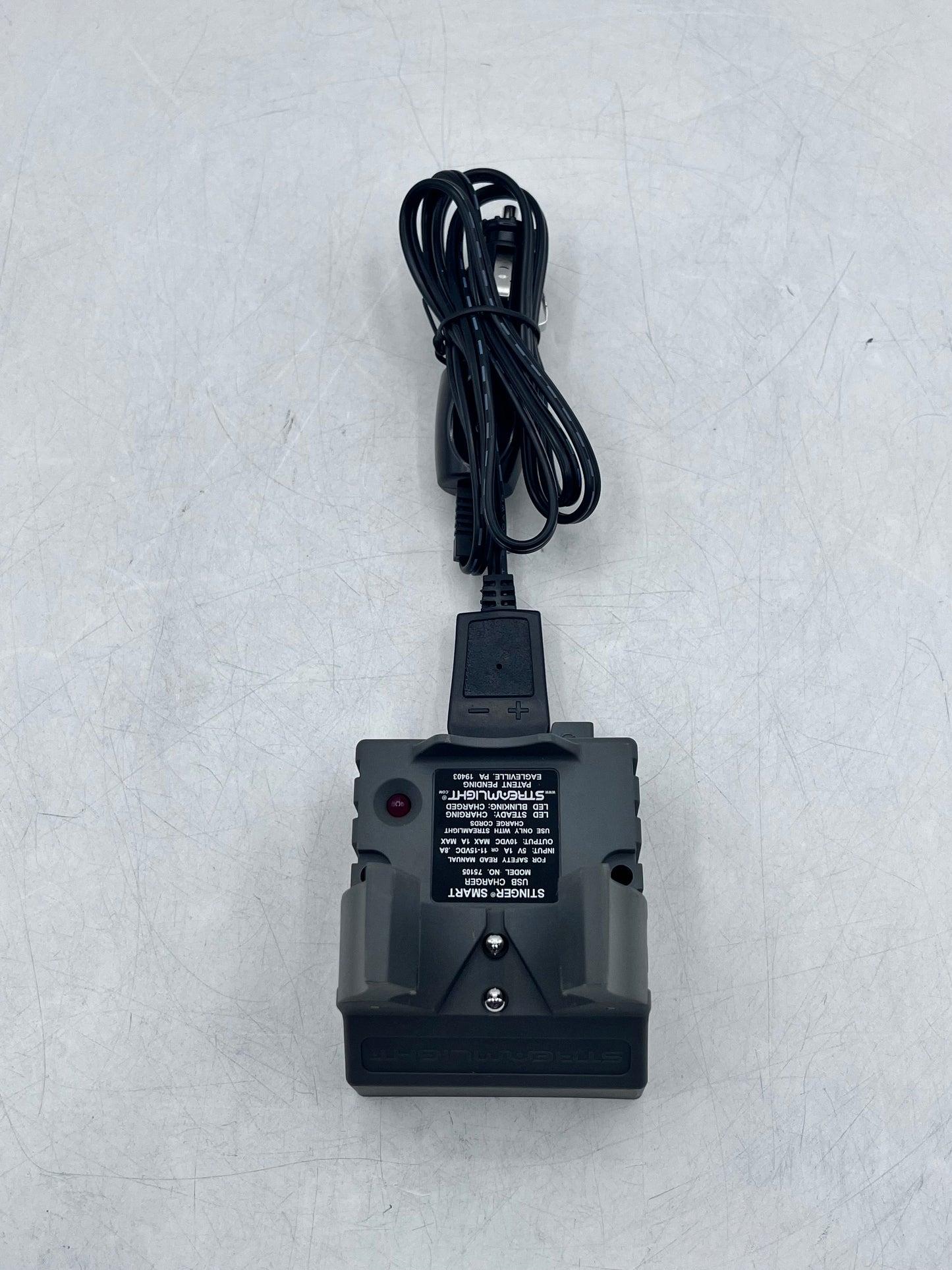 Streamlight Stinger USB Micro Charger Holder 75105 - Gray