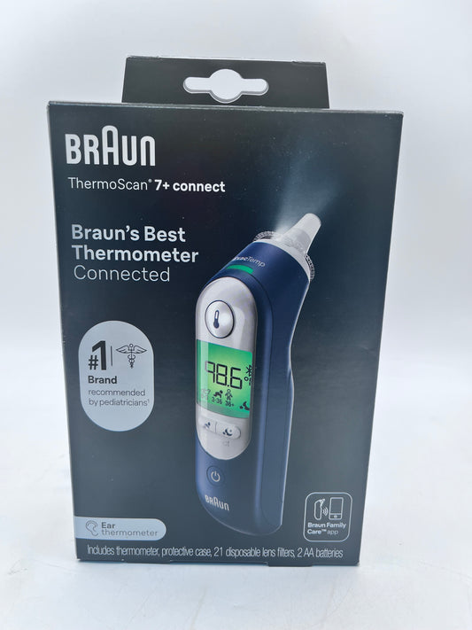 BRAUN ThermoScan 7+ Health Beauty Thermometer - Blue